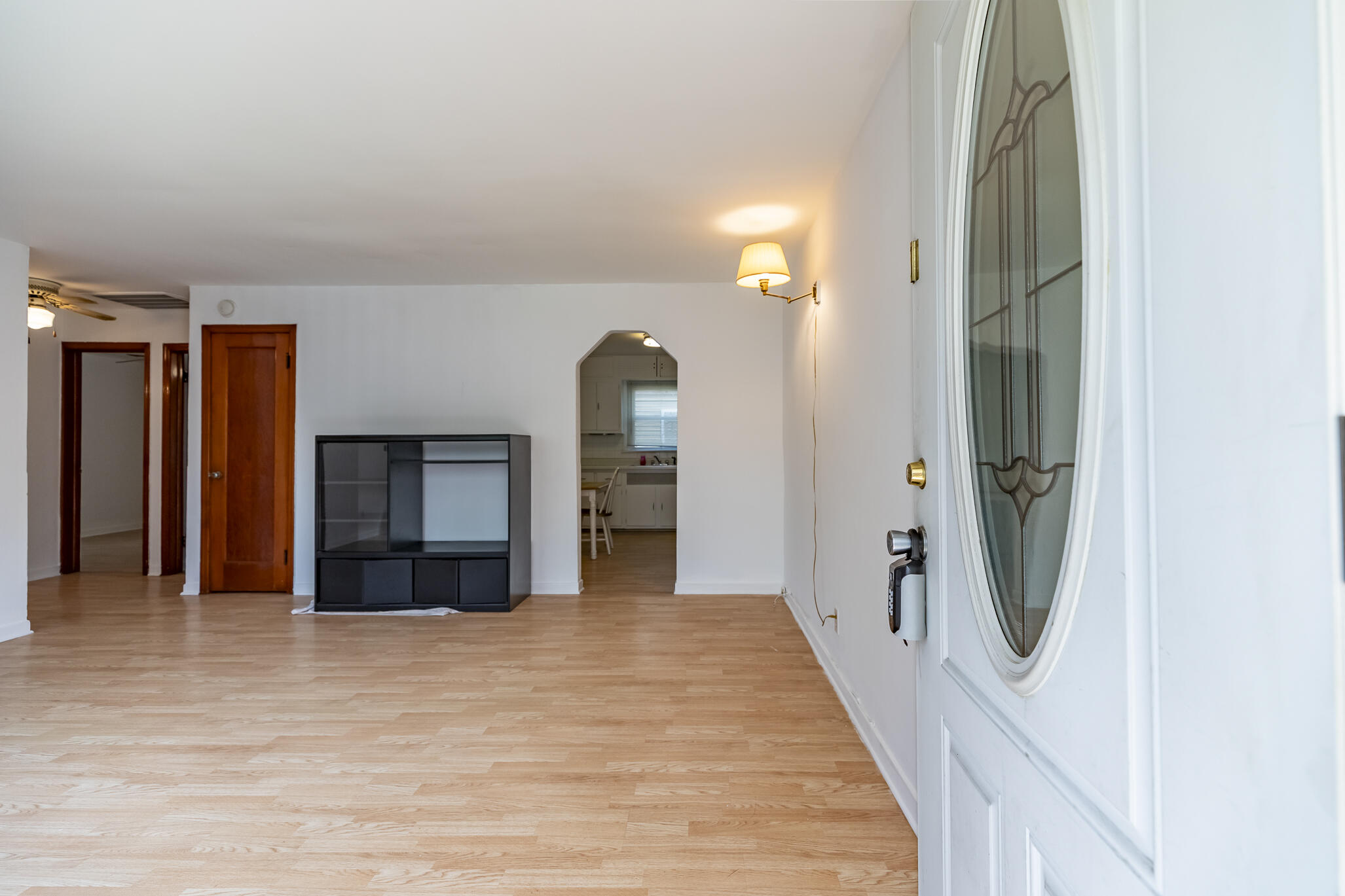 2392 Wheeler Street Gary, IN 46406 - Photo 2 of 17 a view of a hallway with wooden floor and entryway
