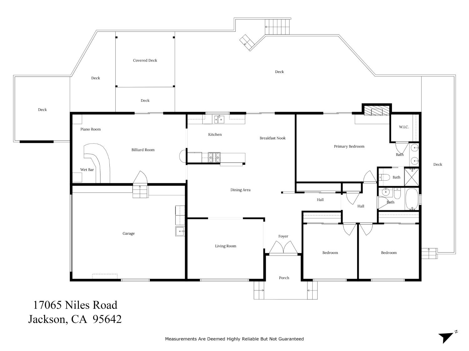 17065 Niles Road Jackson, CA 95642 - Photo 9 of 26 a picture of floor plan