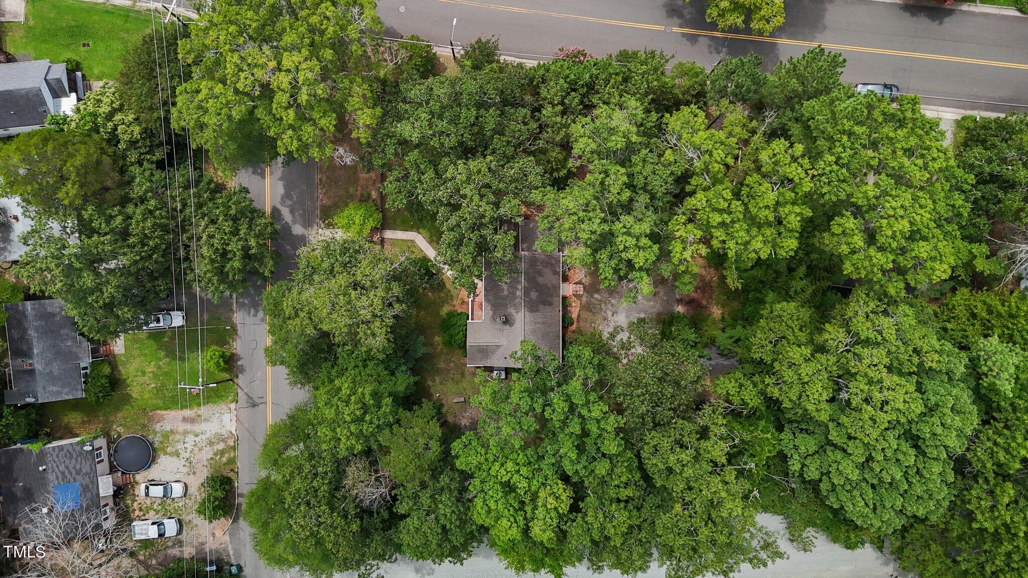 1702 James Street Durham, NC 27707 - Photo 34 of 40 an aerial view of a house with a yard
