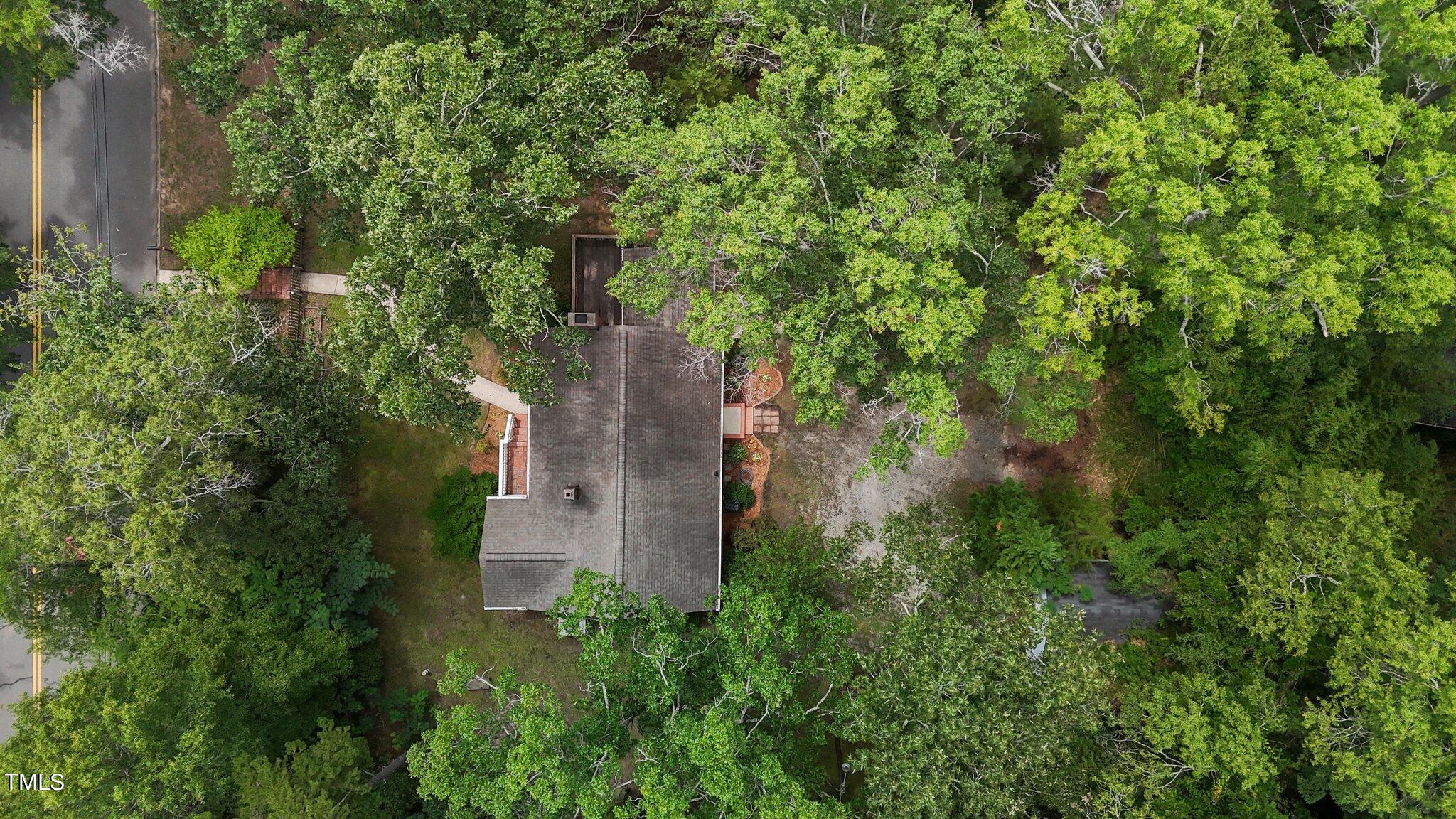 1702 James Street Durham, NC 27707 - Photo 36 of 40 an aerial view of a house with a yard