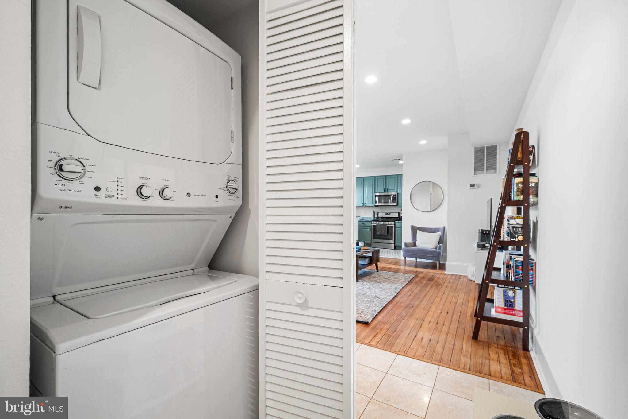 1423 R Street Northwest, Unit 402 Washington, DC 20009 - Photo 23 of 37 In-Unit Washer/Dryer