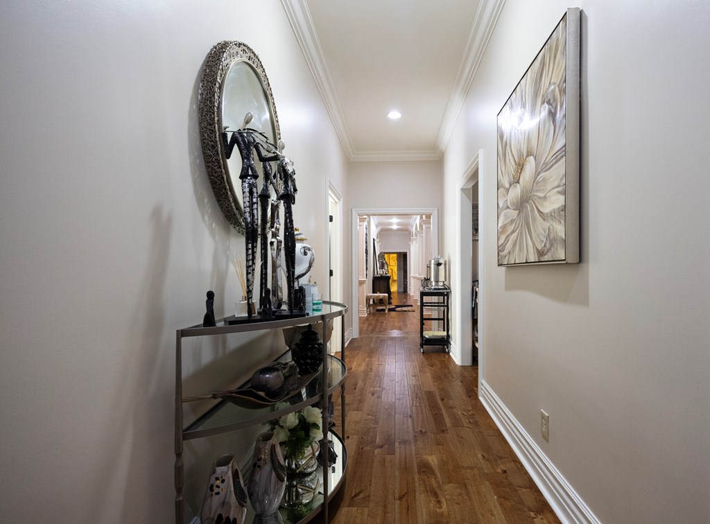 595 Grey Rock Drive Midland, GA 31820 - Photo 13 of 95 a view of a hallway with wooden floor