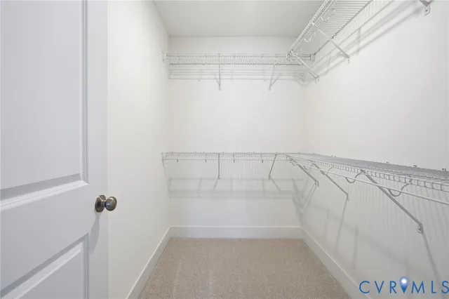 a view of a walk in closet