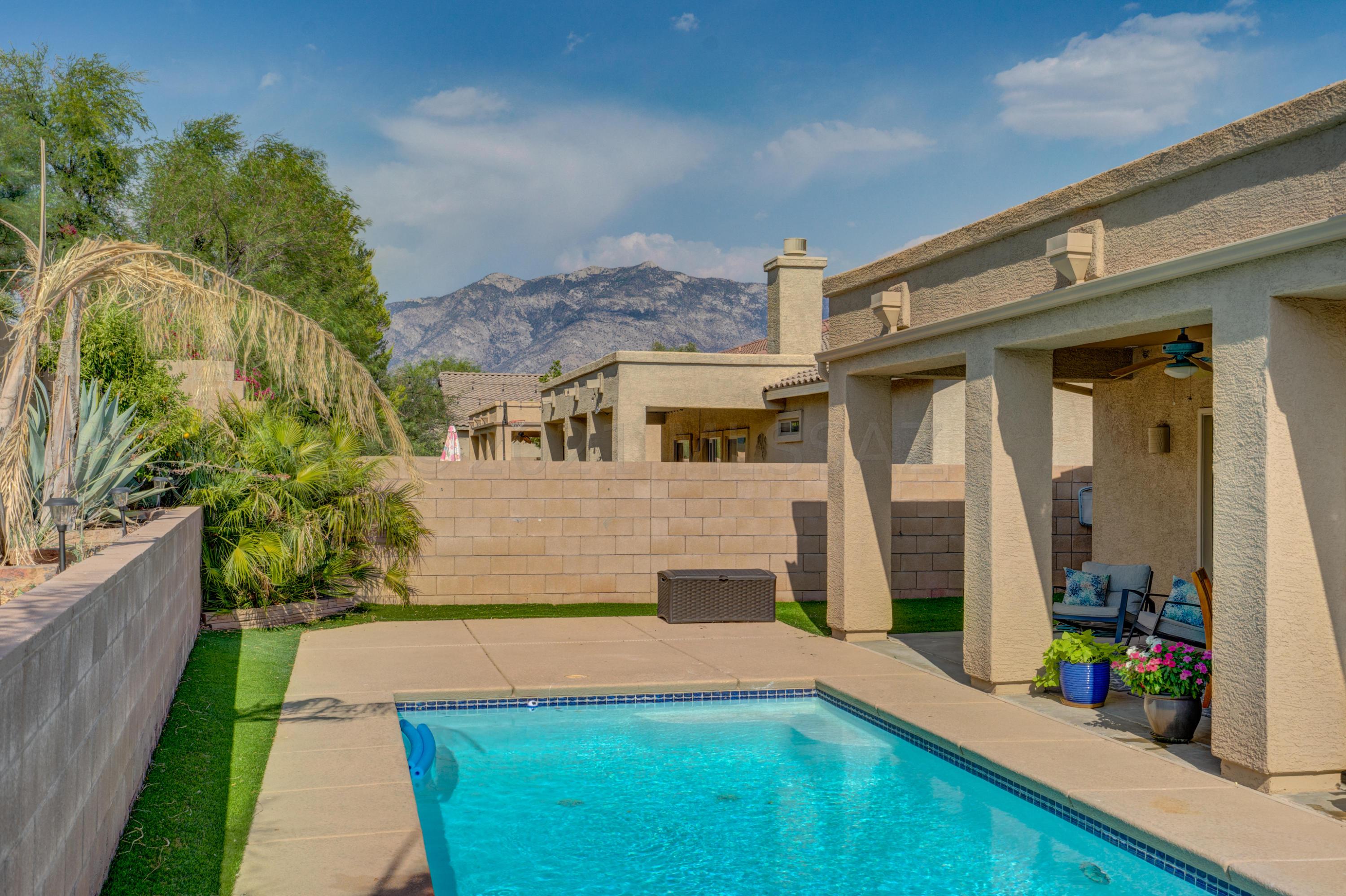 3639 East Northern Dancer Road Tucson, AZ 85739 - Photo 45 of 48 a view of a house with a backyard
