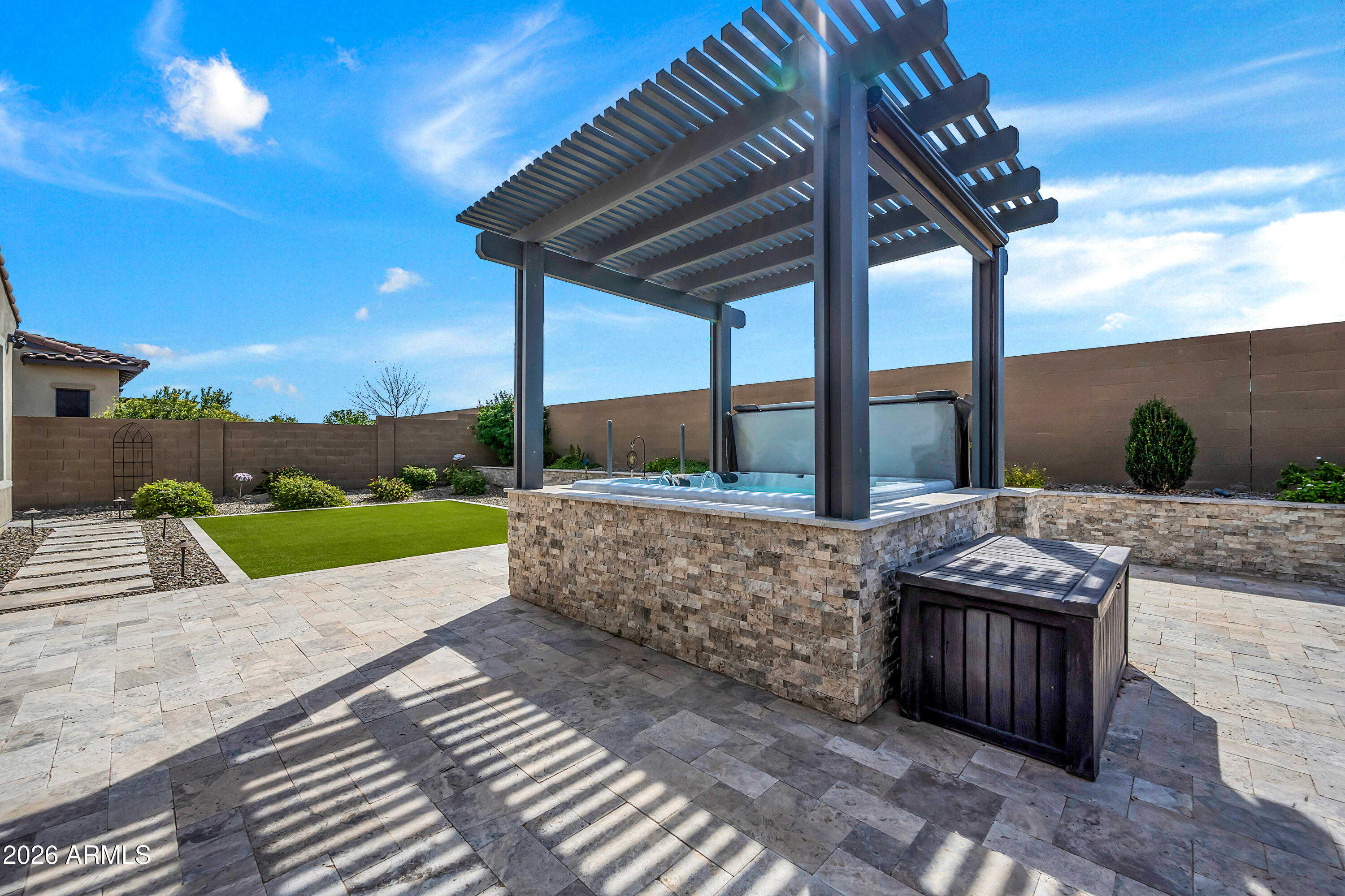 1867 East Gillcrest Road Gilbert, AZ 85298 - Photo 37 of 48 a view of outdoor space kitchen outdoor kitchen