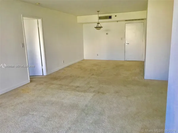 a view of an empty room
