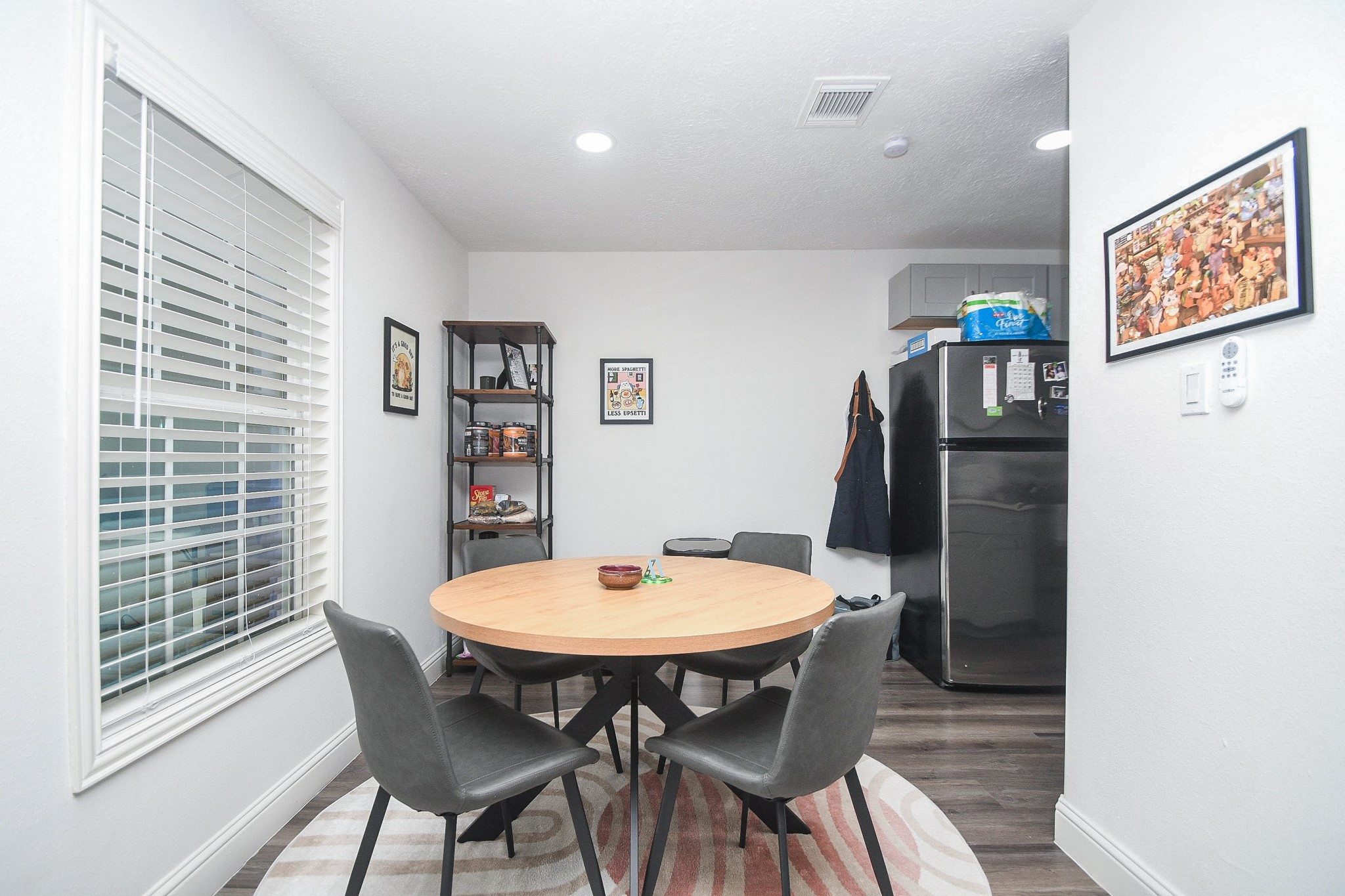 11443 Newbrook Drive Houston, TX 77072 - Photo 14 of 31 a view of a dining room with furniture and window