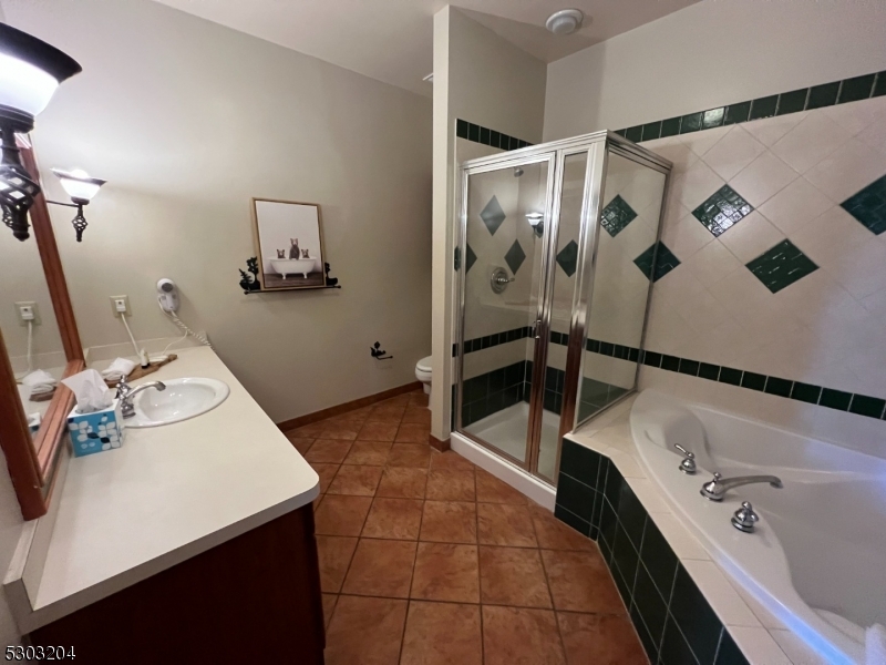 7 Maple Crescent, Unit 11 Vernon, NJ 07462 - Photo 34 of 42 a bathroom with a sink and mirror