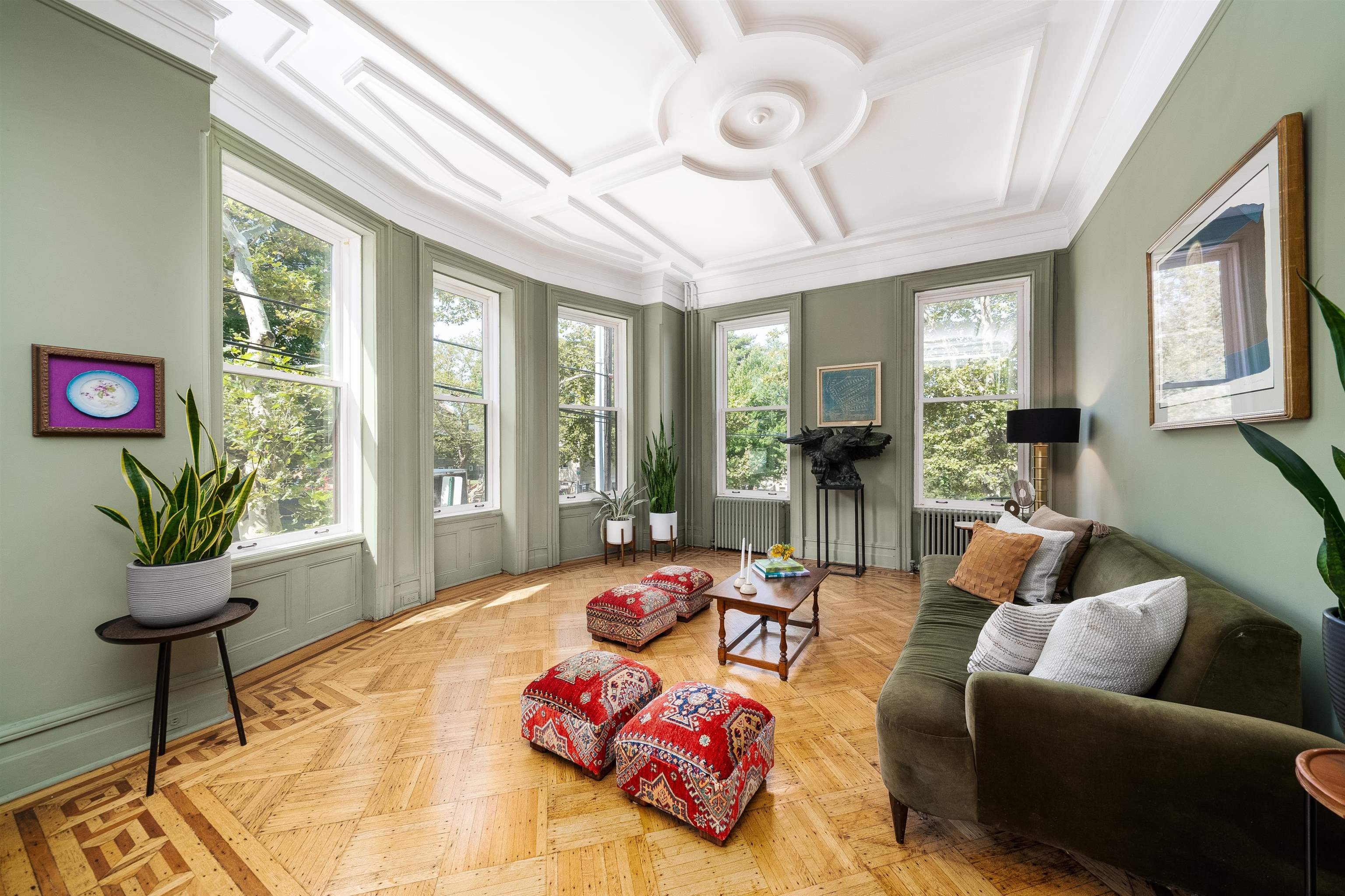 901 Castle Point Terrace Hoboken, NJ 07030 - Photo 4 of 40 a living room with furniture or couch and a large window