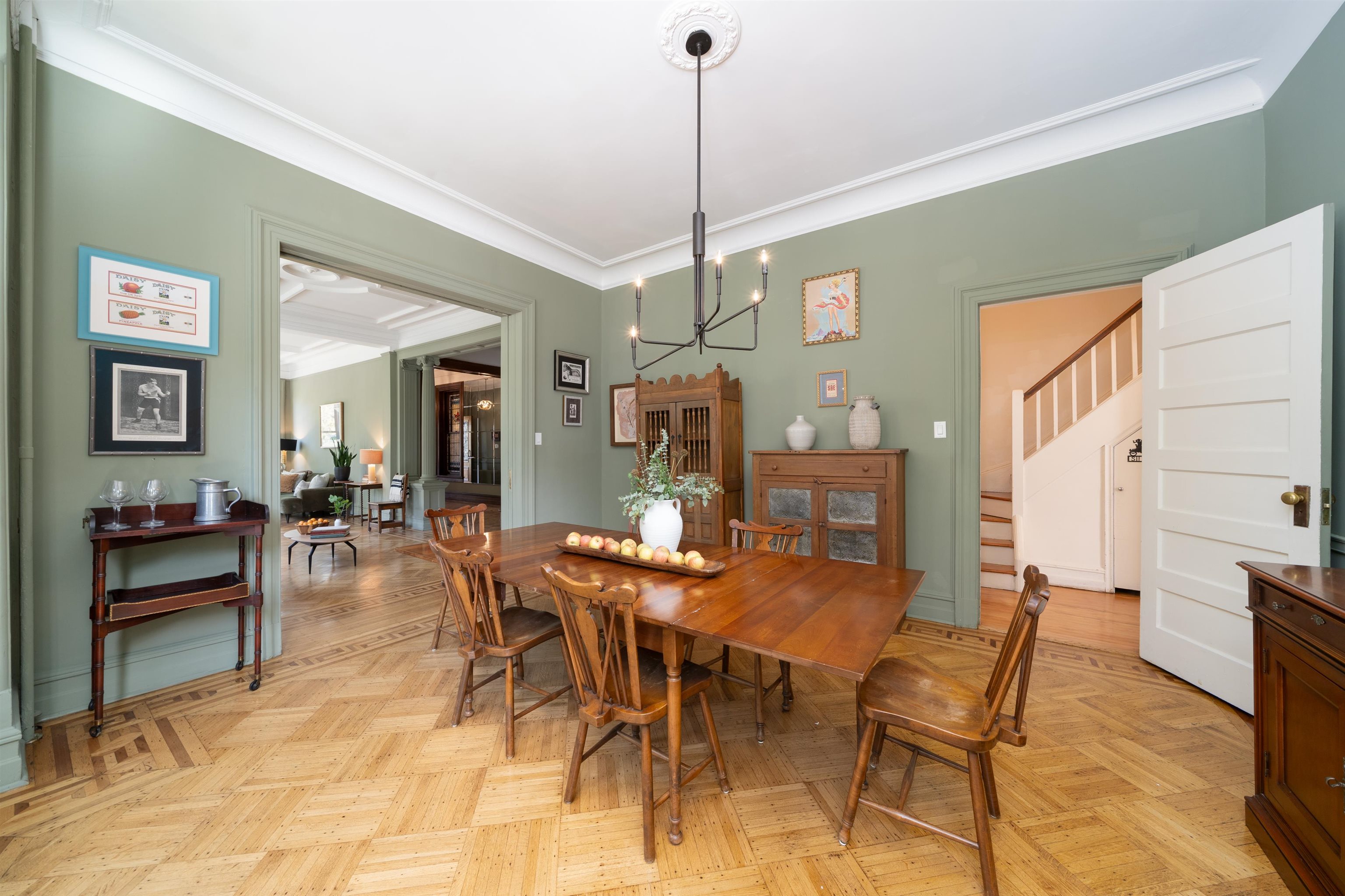 901 Castle Point Terrace Hoboken, NJ 07030 - Photo 9 of 40 a dining room with furniture and window