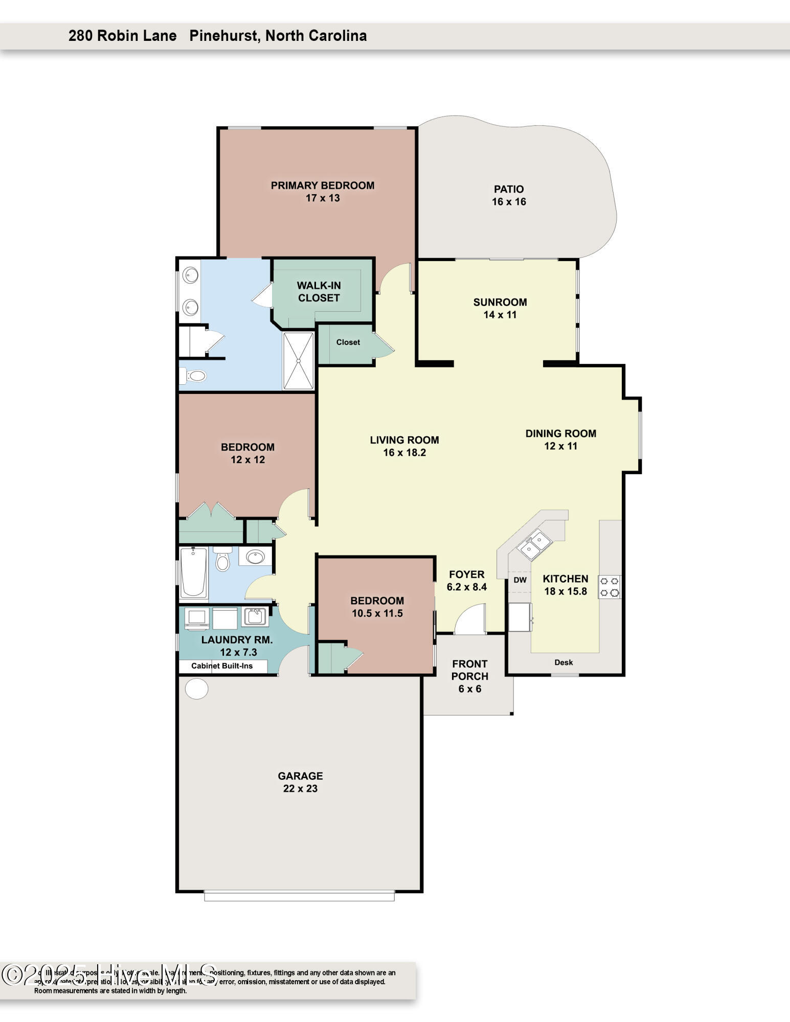 280 Robin Lane Pinehurst, NC 28374 - Photo 39 of 39 280_RobinLane_floorplan