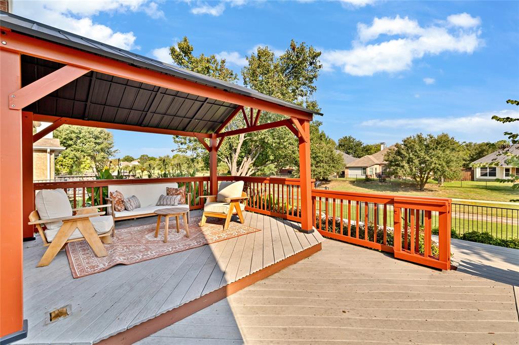 2409 Loon Lake Road Denton, TX 76210 - Photo 22 of 30 A covered patio that’s perfect for both lively gatherings and relaxing downtime.