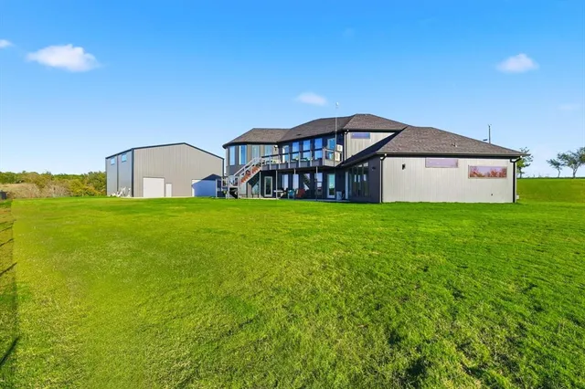 a view of a bedroom and a bed