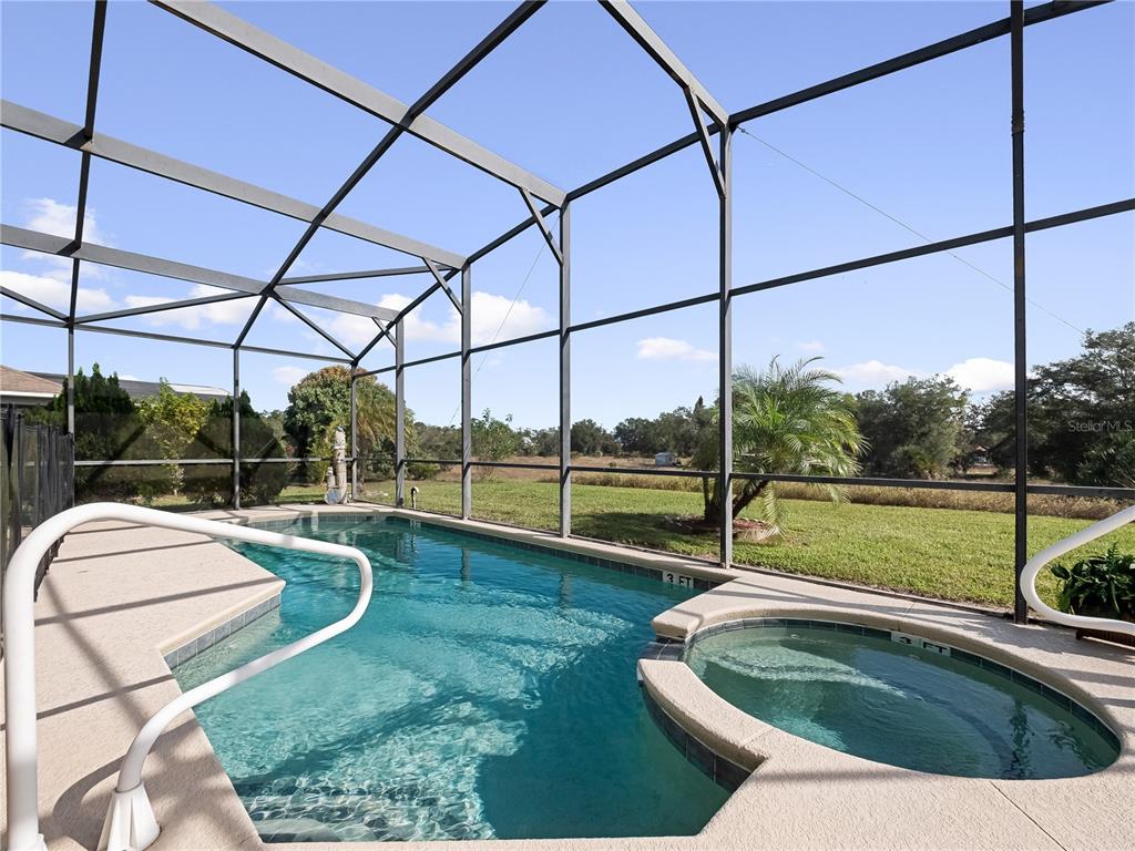 723 Wildflower Road Davenport, FL 33837 - Photo 3 of 34 a view of a swimming pool with a porch