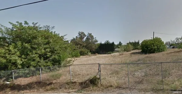 a view of a dry yard