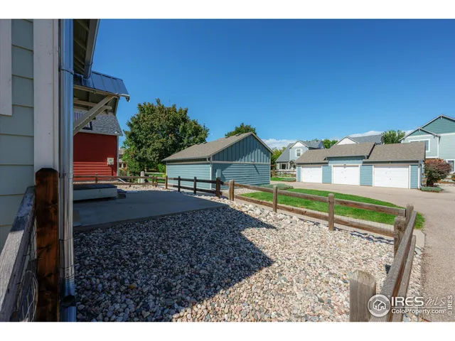 a house view with a garden space