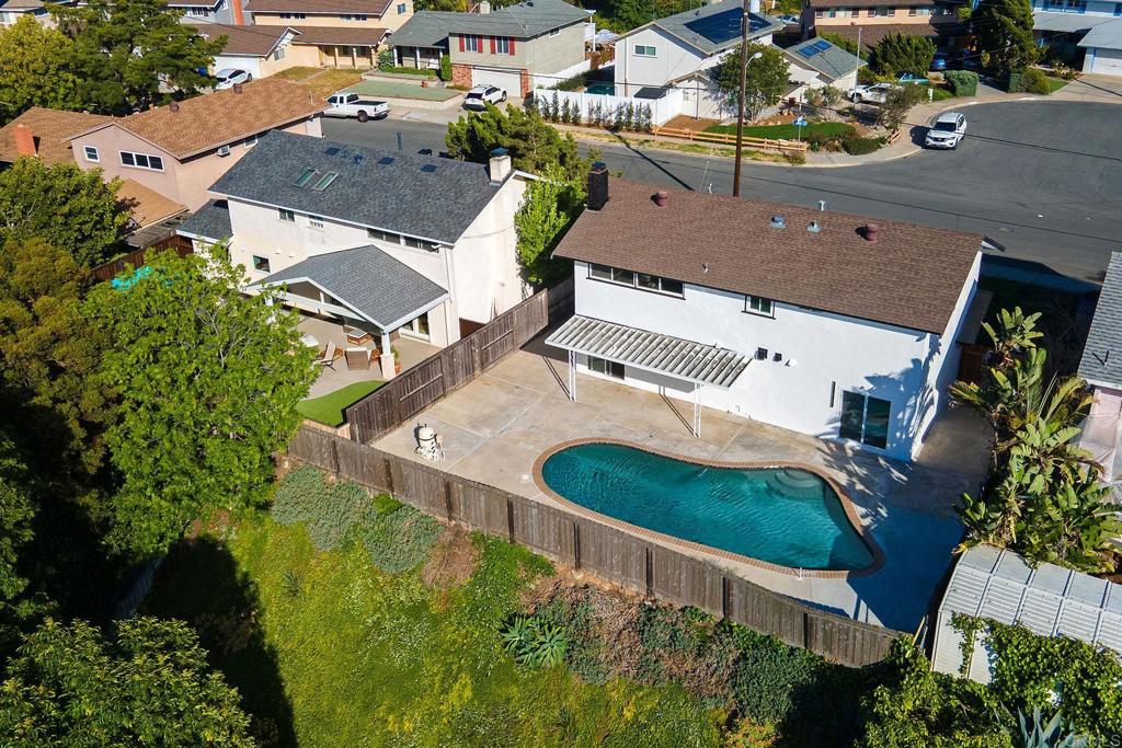 6802 Maury Drive San Diego, CA 92119 - Photo 37 of 44 an aerial view of a house