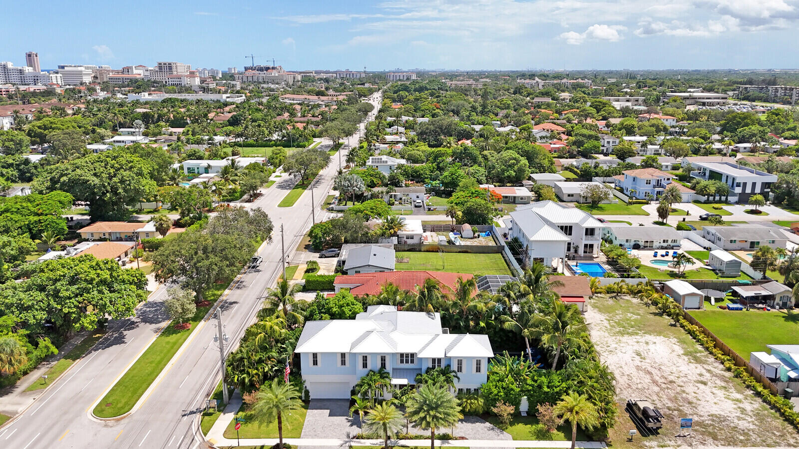 200 Northwest 10th Street Boca Raton, FL 33432 - Photo 63 of 76 an aerial view of residential houses with outdoor space