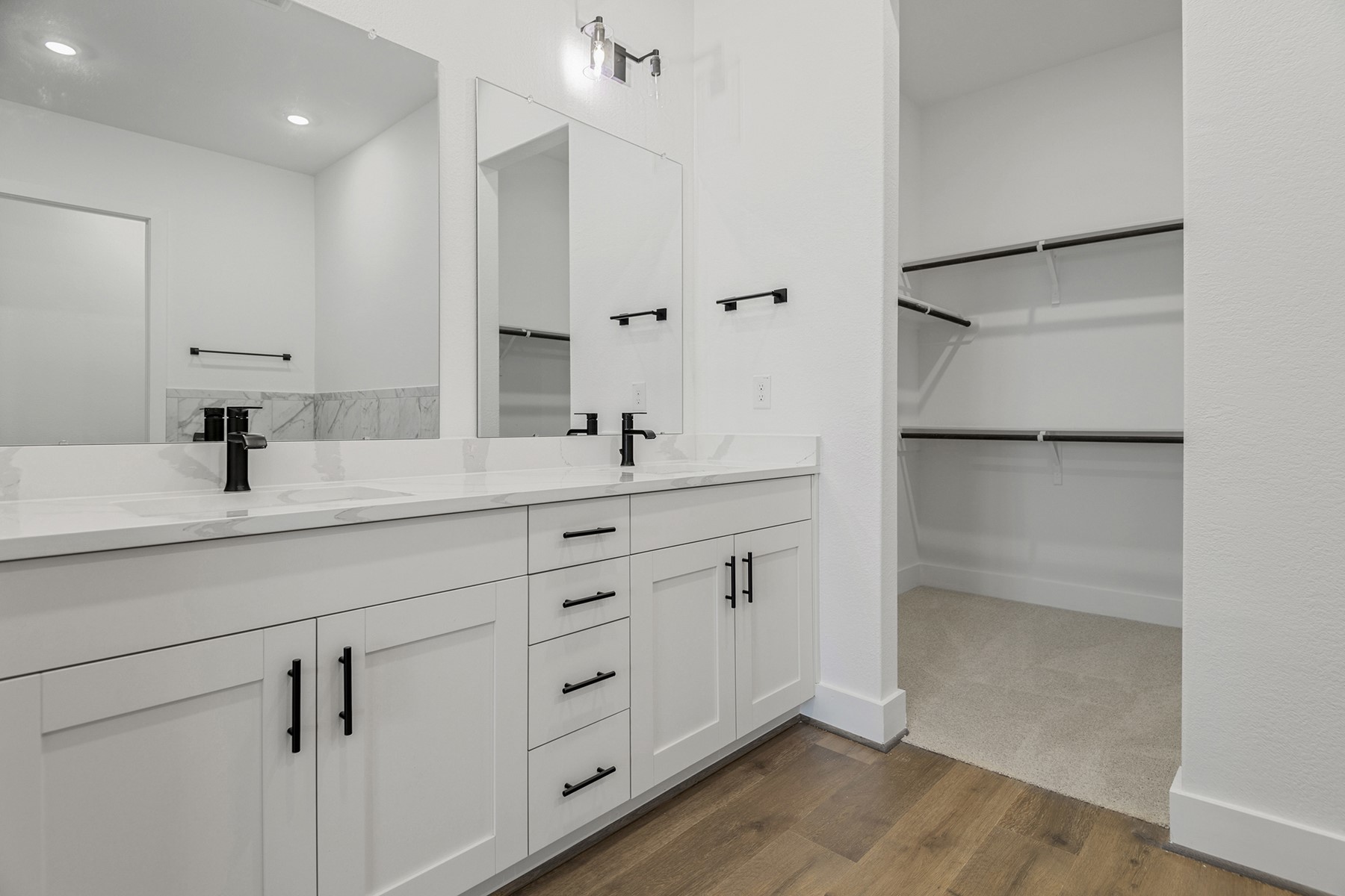 1809 Drover Lane Rosenberg, TX 77471 - Photo 15 of 21 a bathroom with a double vanity sink and mirror