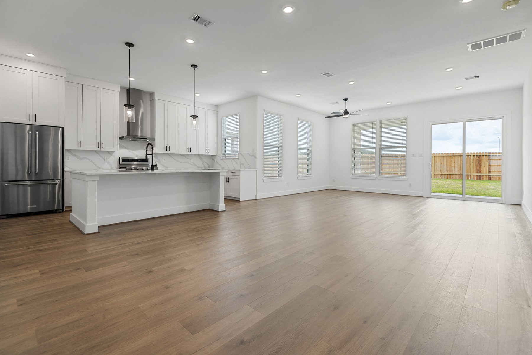 1809 Drover Lane Rosenberg, TX 77471 - Photo 6 of 21 a view of kitchen with stainless steel appliances refrigerator oven and cabinets
