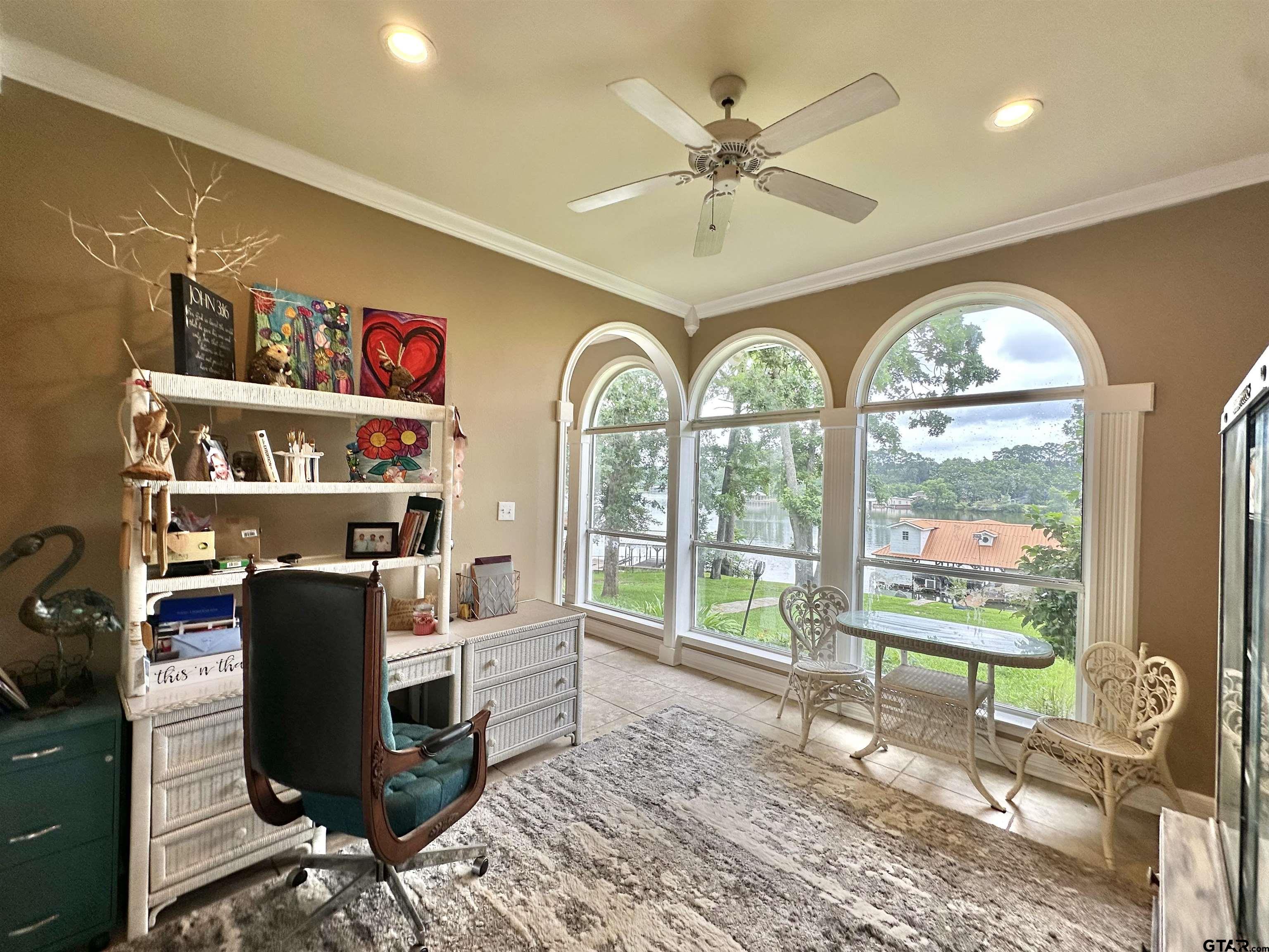 13449 South Hillcreek Road Whitehouse, TX 75791 - Photo 26 of 41 a view of a livingroom with furniture window and outside view