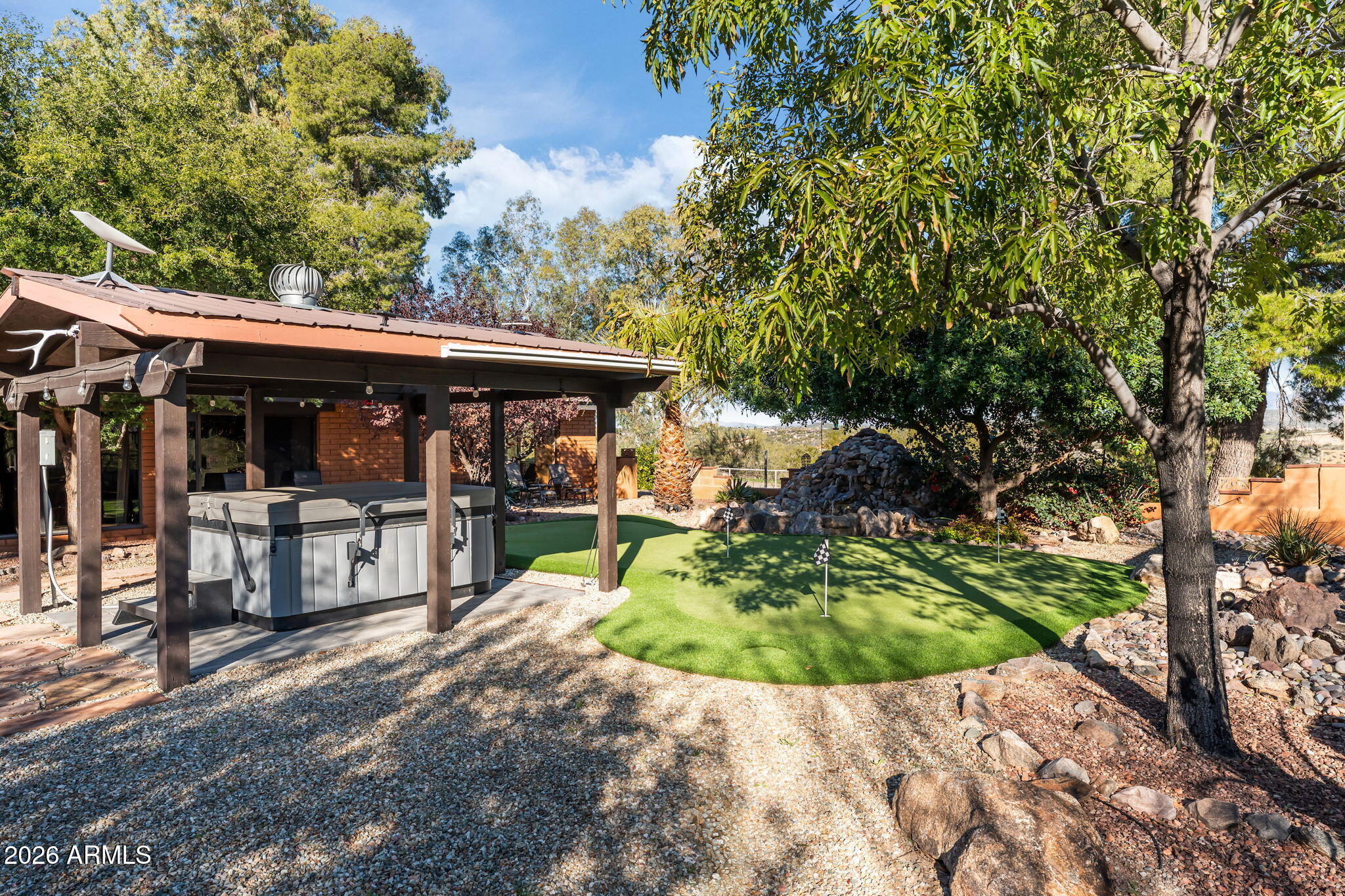 1349 North Forty Road Wickenburg, AZ 85390 - Photo 34 of 49 a view of a chairs and table in the patio