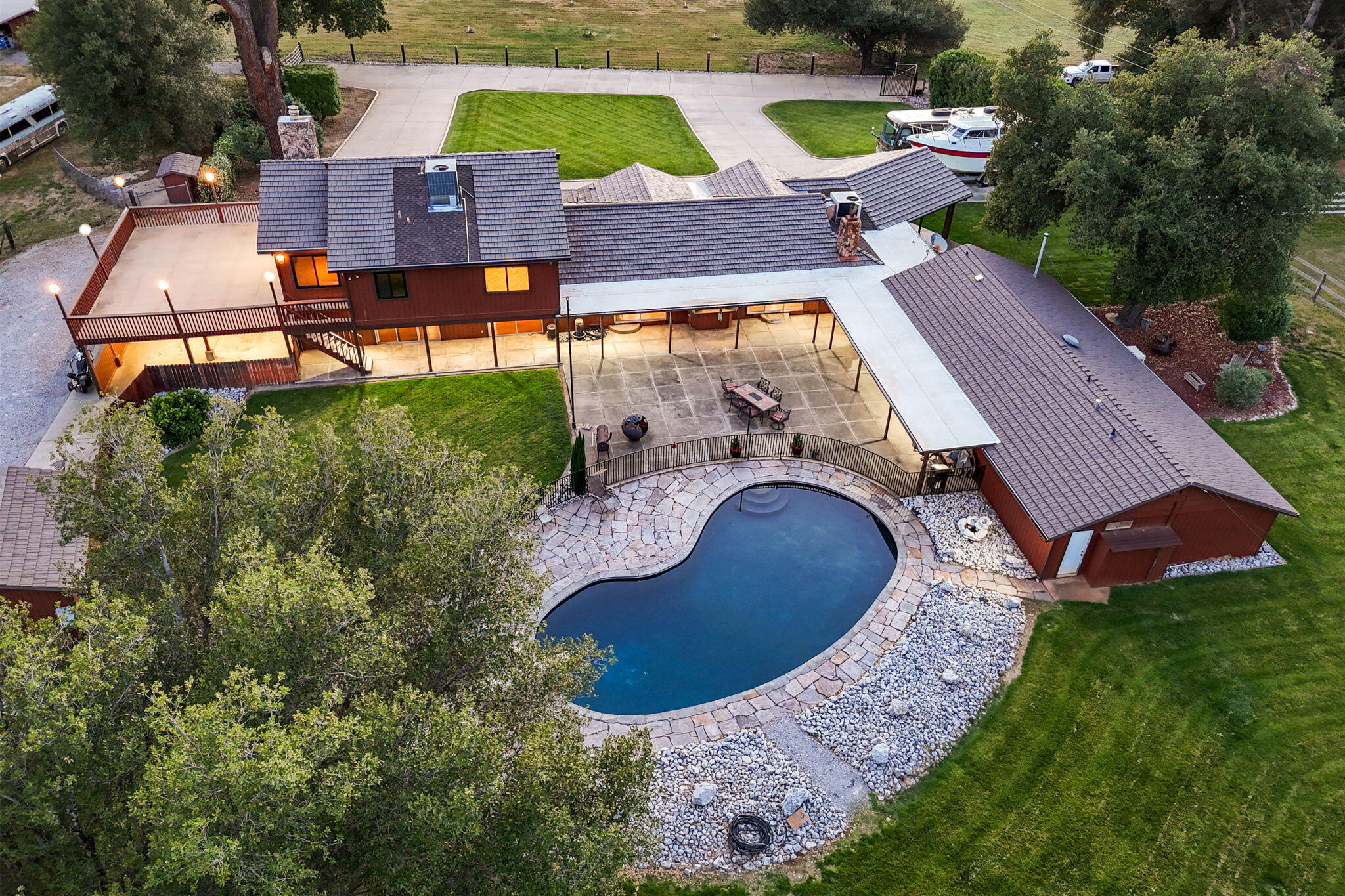 20831 Clough Creek Road Redding, CA 96002 - Photo 13 of 107 Back (aerial view)