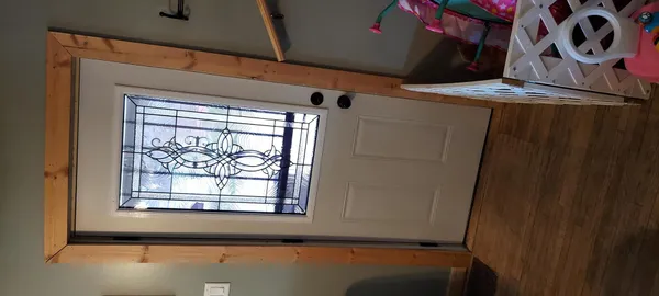 a view of storage and utility room