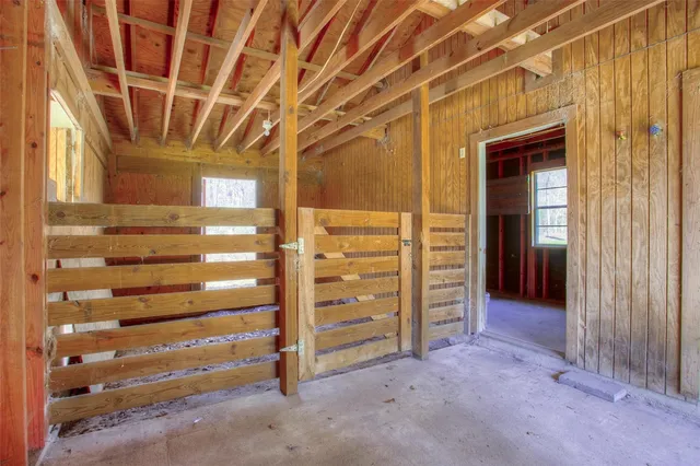 a view of a room with an empty space