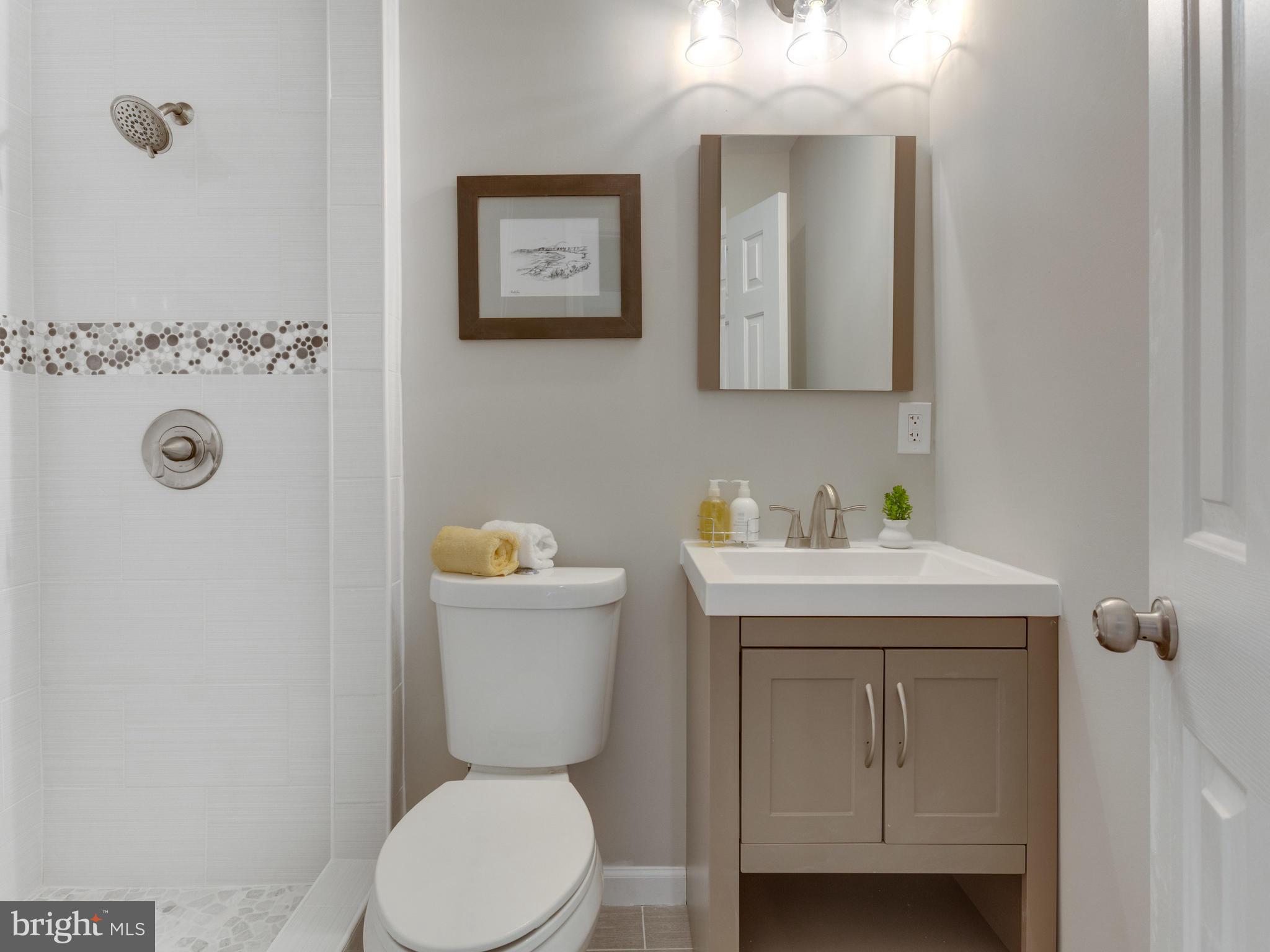 1819 Anderson Road Falls Church, VA 22043 - Photo 12 of 21 a bathroom with a toilet a sink and mirror