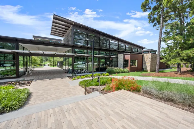 a view of a golf course with a lake