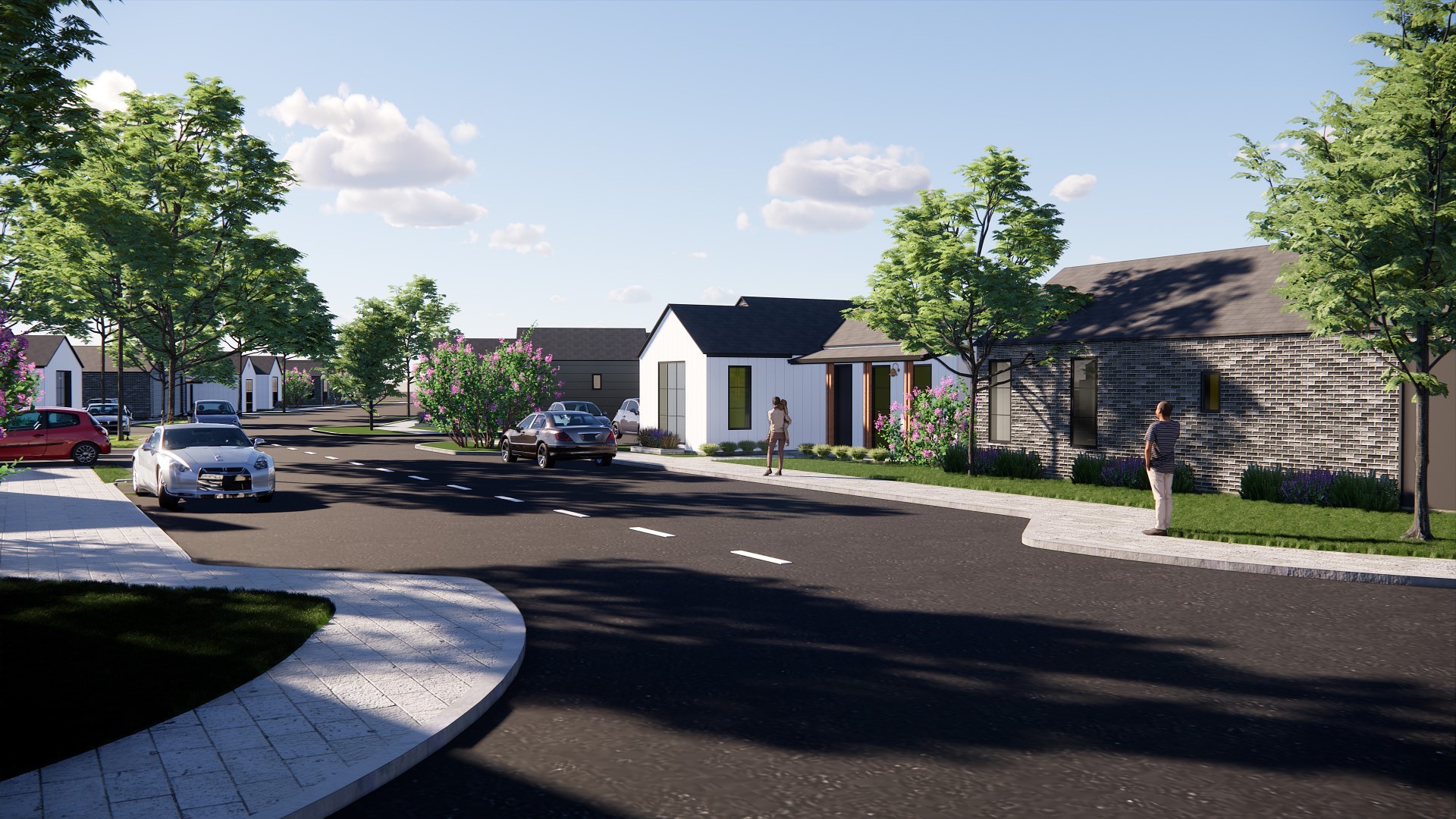 3651-1052 South Custer Road McKinney, TX 75070 - Photo 2 of 11 a city street lined with buildings and trees