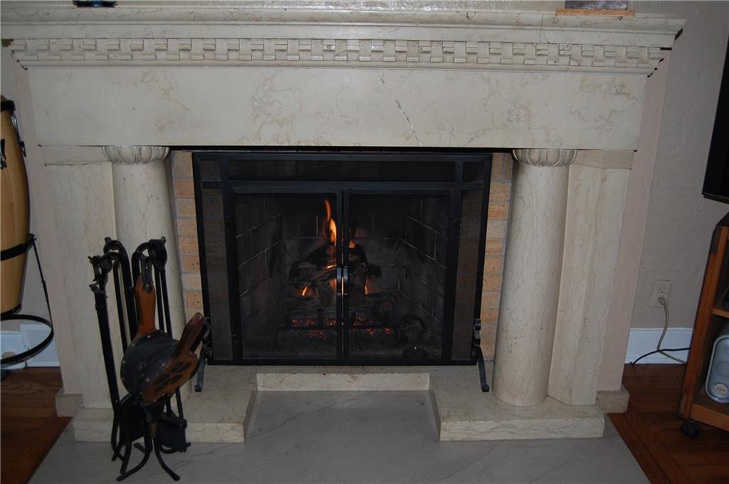 328 Castlegate Road Pittsburgh, PA 15221 - Photo 5 of 25 Fire place detail