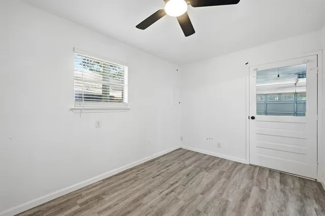 wooden floor in an empty room