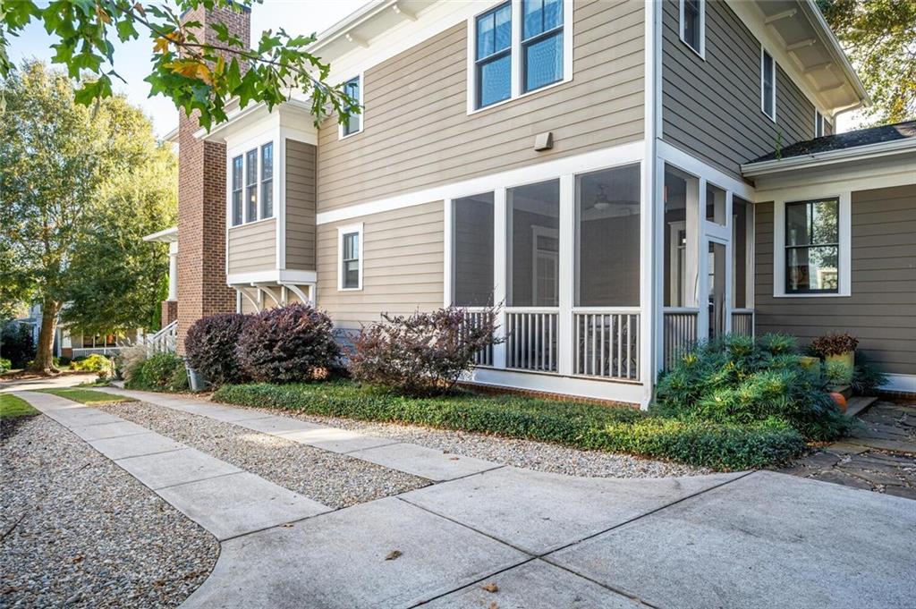 123 Ansley Street Decatur, GA 30030 - Photo 56 of 61 a garden view with a seating space