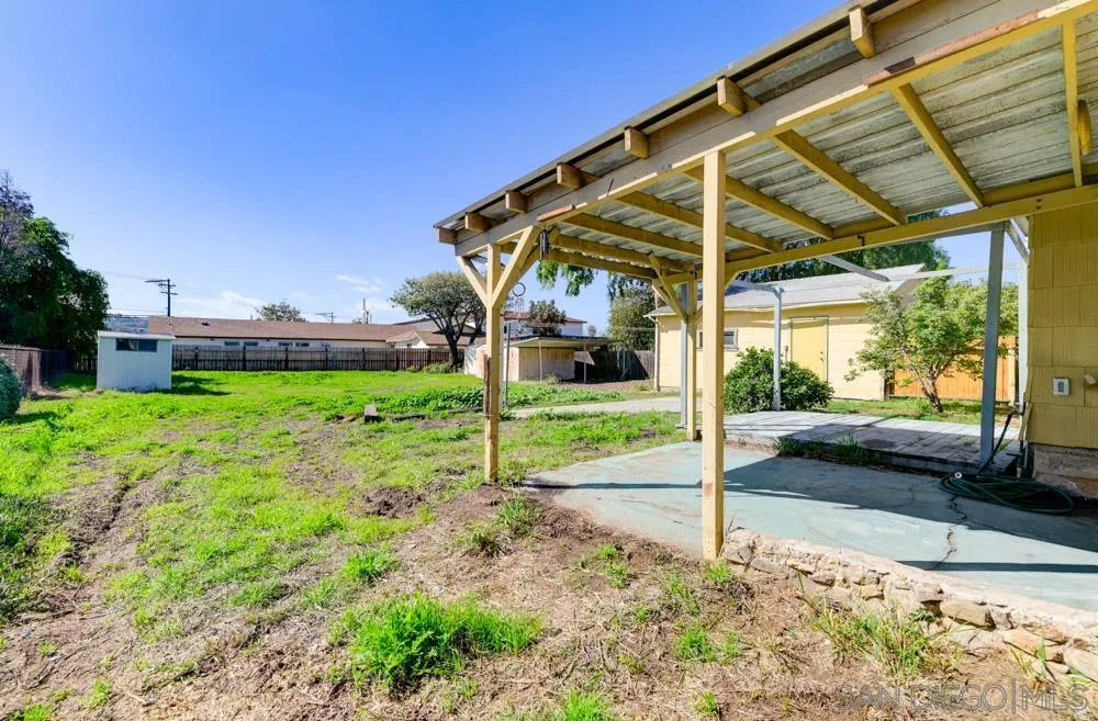 8941 Switzer Drive Spring Valley, CA 91977 - Photo 14 of 23 a view of a porch with a backyard