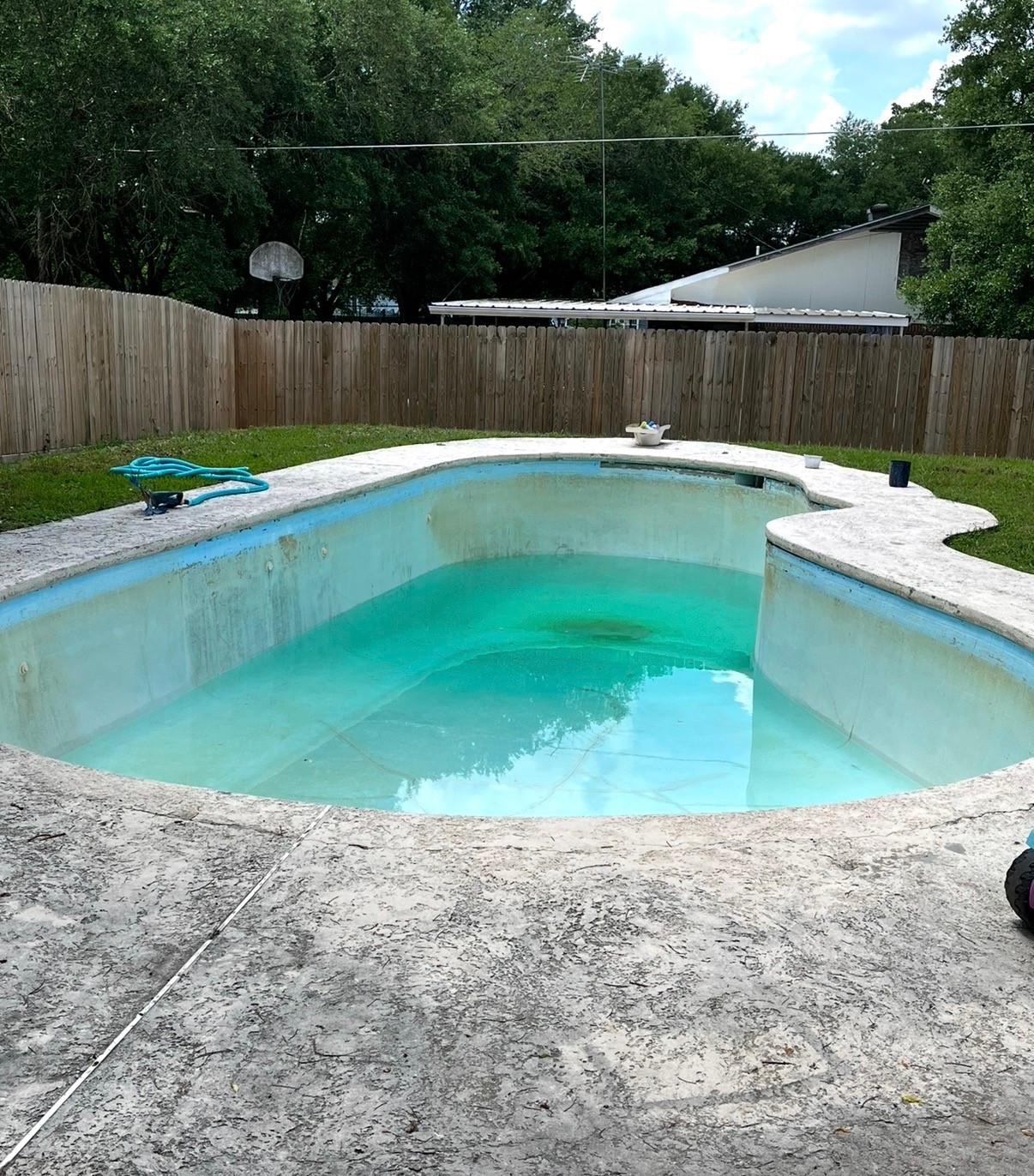 211 15th Street Hempstead, TX 77445 - Photo 32 of 33 Picture of pool when half filled