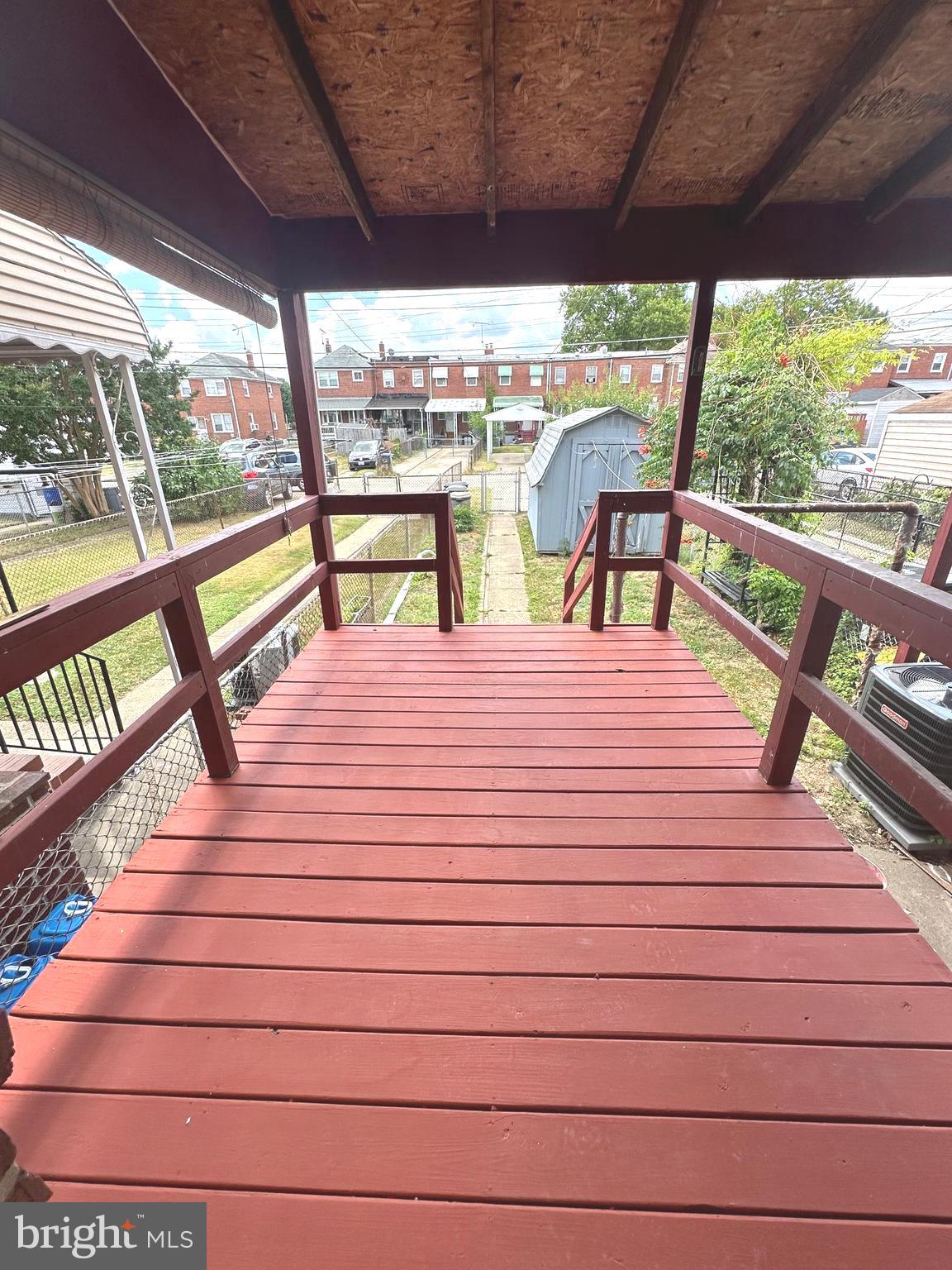 2806 Creston Road Dundalk, MD 21222 - Photo 24 of 27 Rear Deck