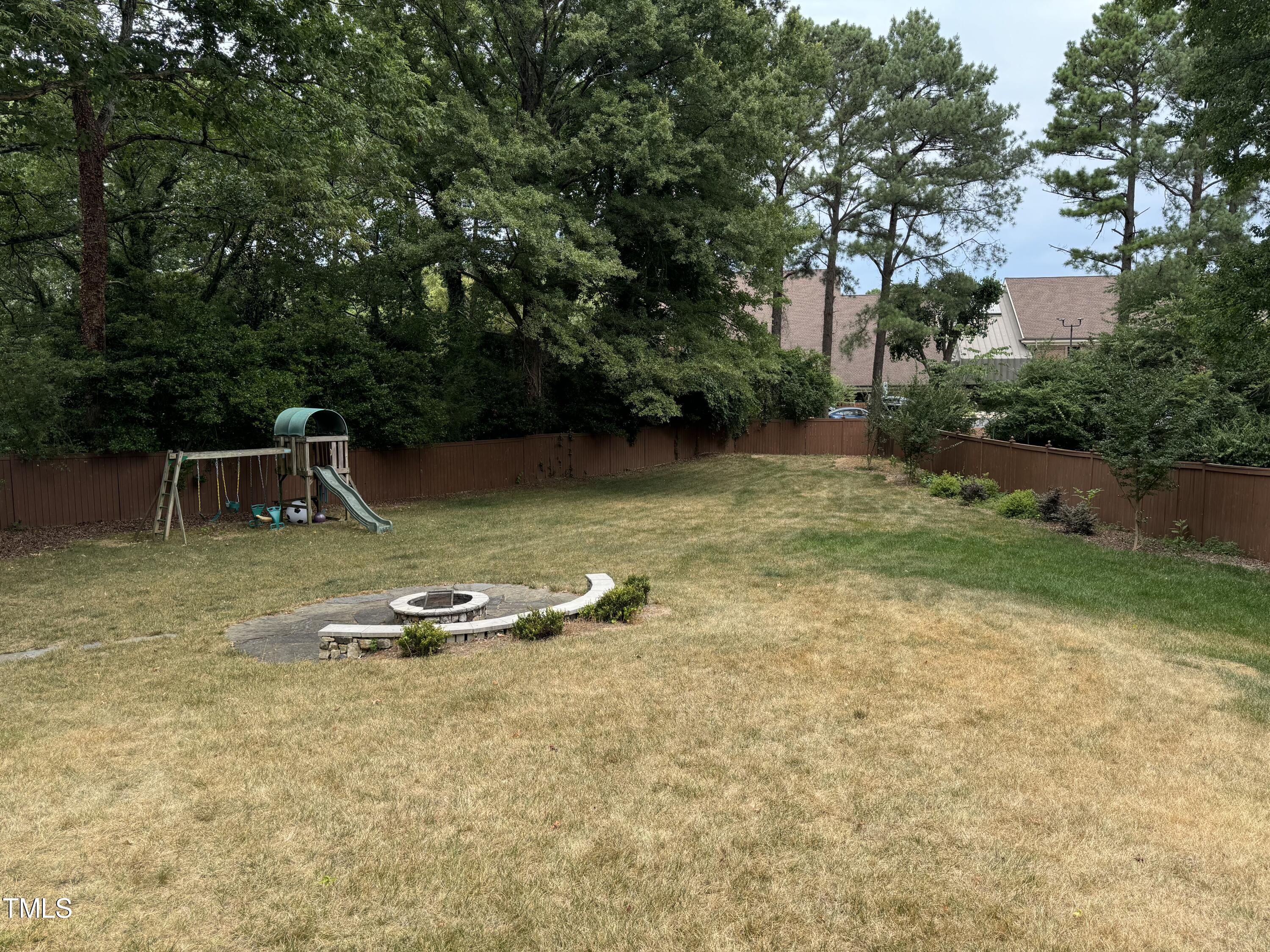 2501 Ferguson Road Raleigh, NC 27612 - Photo 25 of 30 a view of a lake with a yard