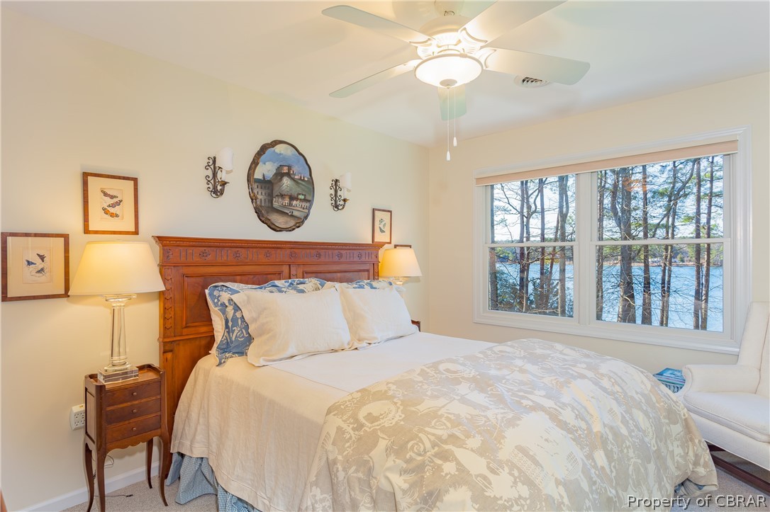 194 Oyster House Road White Stone, VA 22578 - Photo 41 of 50 Guest bedroom on 2nd floor with wide water views