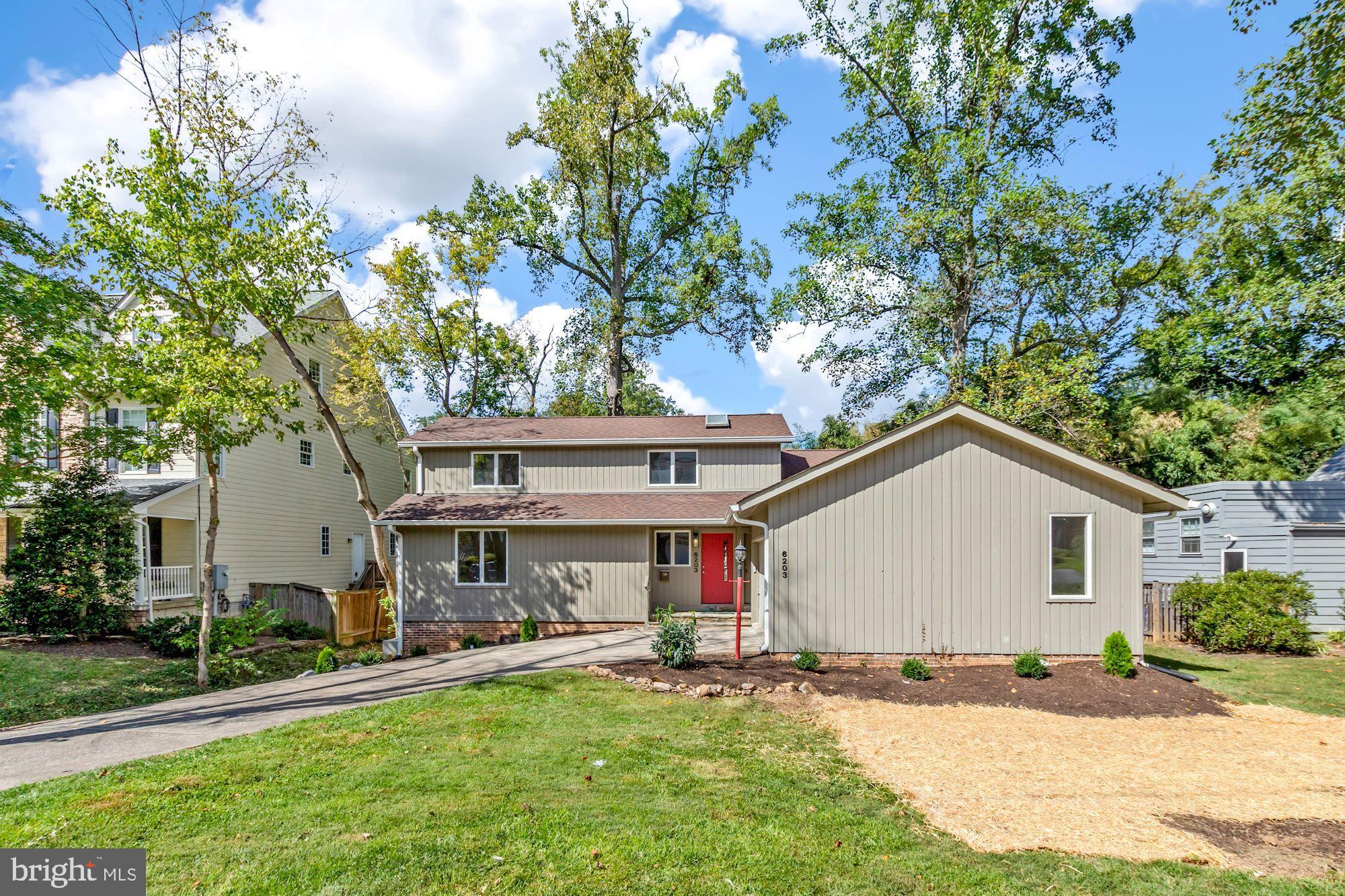 6203 Winston Drive Bethesda, MD 20817 - Photo 2 of 35 Long Driveway with 2 car Garage