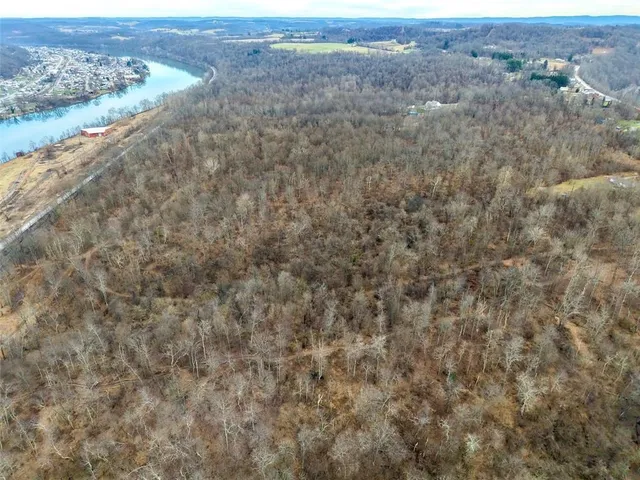 a view of city and mountain