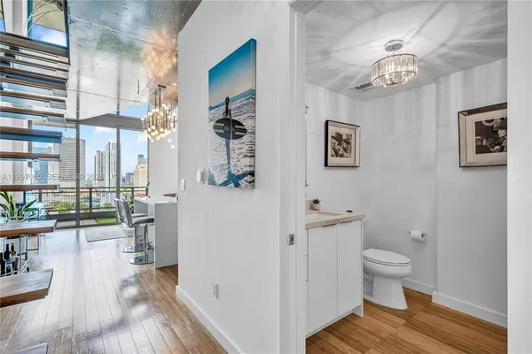 a view of a city from a windows