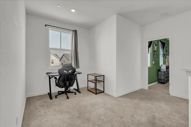 a view of a backyard with a patio