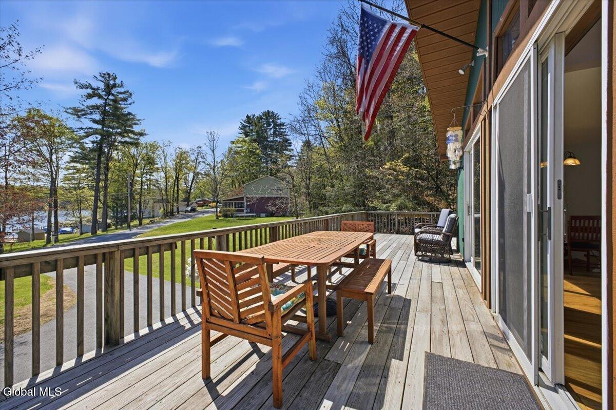 497 Hadlock Pond Road Fort Ann, NY 12827 - Photo 17 of 30 Deck with view