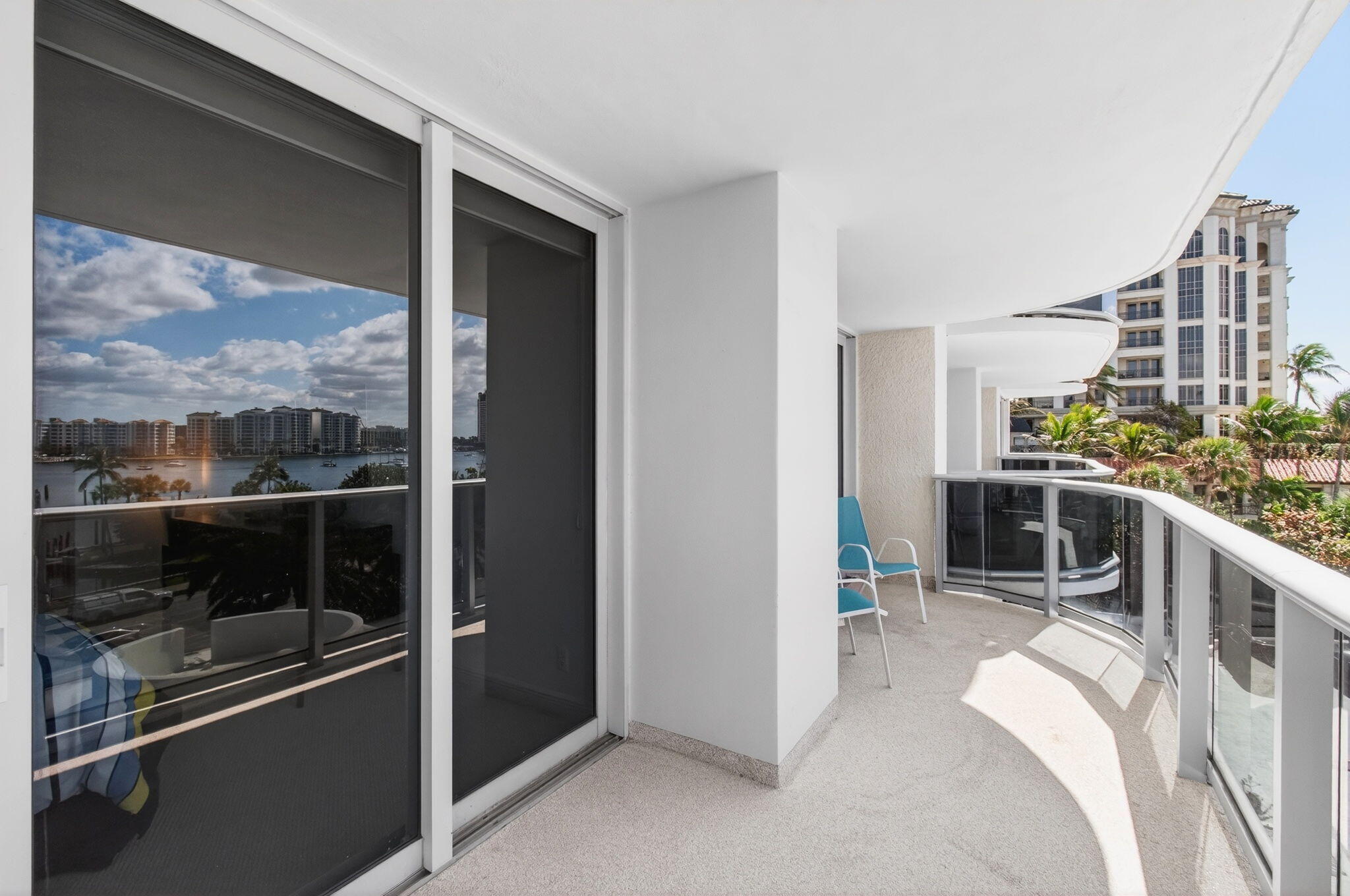 350 South Ocean Boulevard, Unit 3C Boca Raton, FL 33432 - Photo 46 of 109 2nd Bedroom Sliders