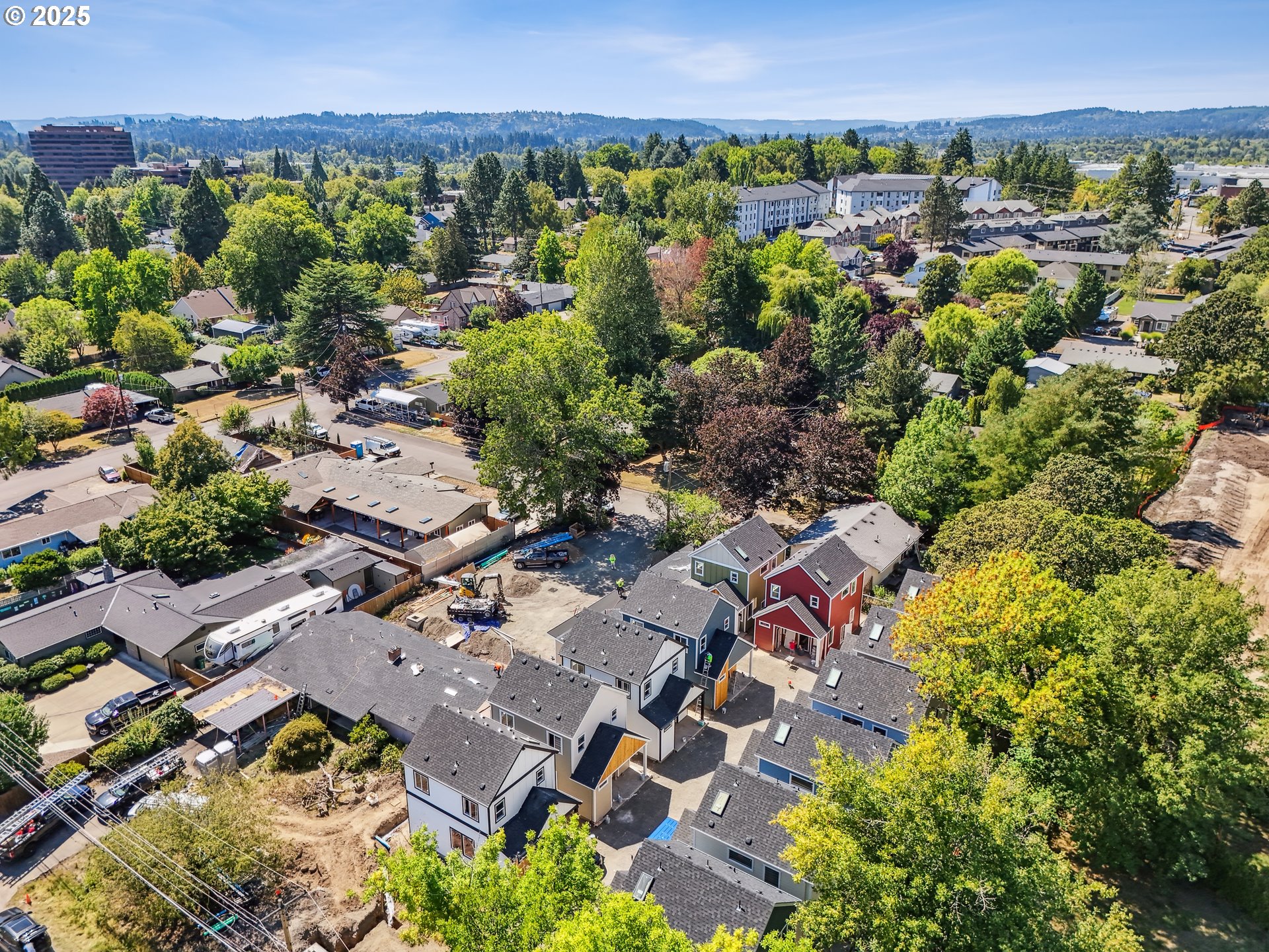 9556 Southwest 91st Avenue, Unit 2 Portland, OR 97223 - Photo 15 of 25 an aerial view of multiple house