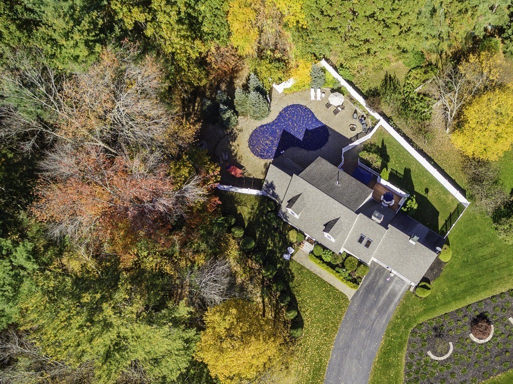 18 Paige Farm Road Amesbury, MA 01913 - Photo 28 of 28 an aerial view of a house with outdoor space