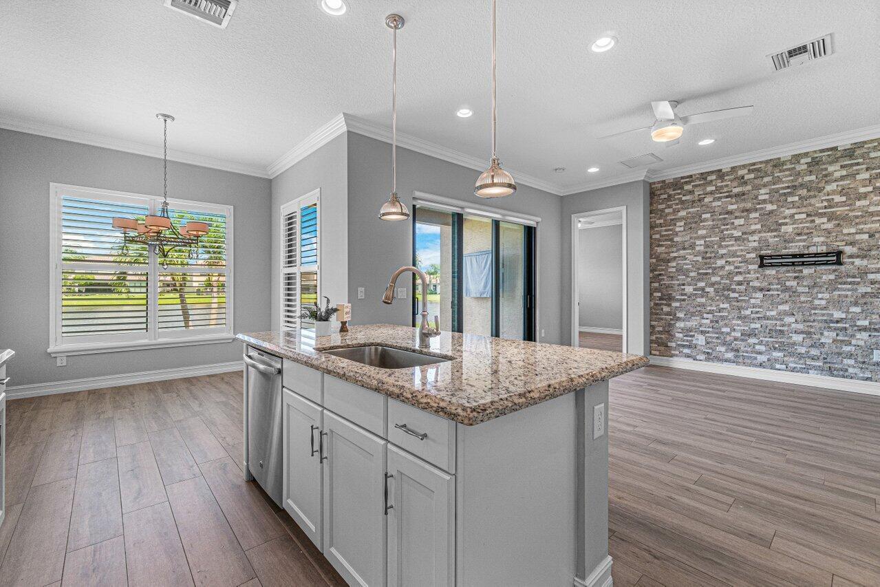14131 Rock Salt Road Delray Beach, FL 33446 - Photo 8 of 43 Living Room/ Kitchen Island