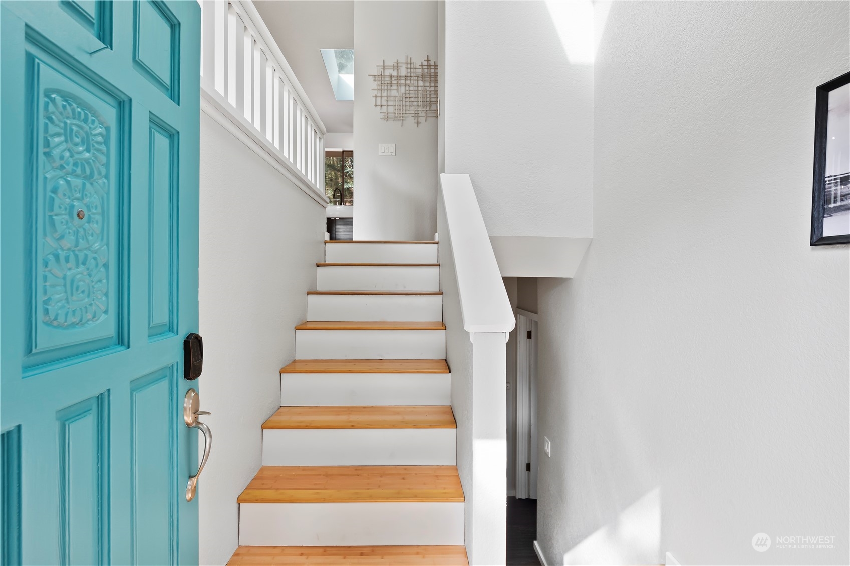 21820 3rd Drive Southeast Bothell, WA 98021 - Photo 2 of 25 a view of entryway with wooden floor and stairs